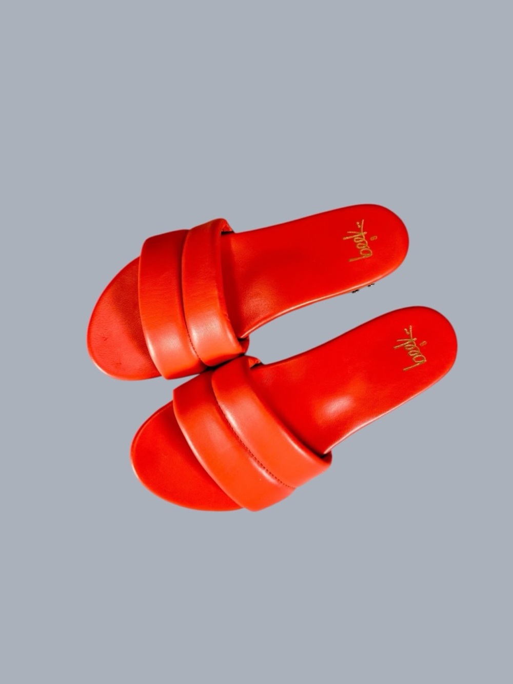 Beek Women’s Sugarbird Slide Sandals in Tangerine - Picture 4 of 13